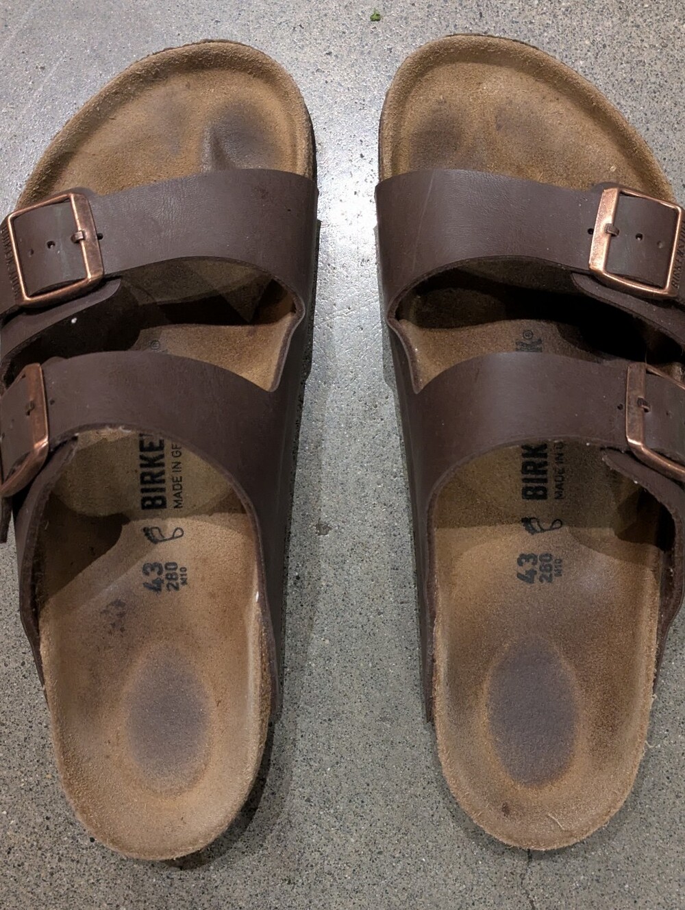 Birkenstock Arizona sandals 43 Brown